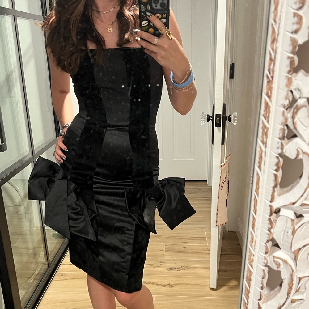 MISCREANTS | Lucy Dress with bows | UK8 XS | black 🖤